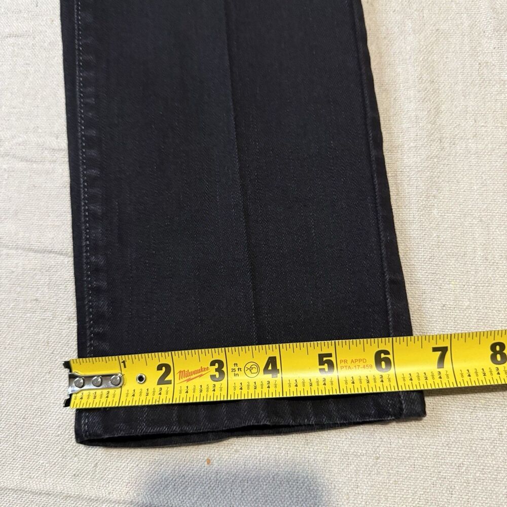 Levi's The Original Jeans Size 10 M Womens Mid Rise Skinny Black Dark Wash - Picture 7 of 8